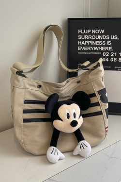 Large Capacity Nylon Shoulder Bag for Women, Cute Japanese Style Commuter Dumpling Crossbody Bag for Students, 2025 Trend