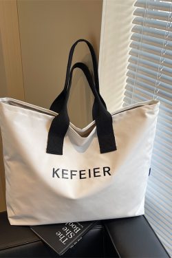 Large Capacity Nylon Tote Bag for Women - 2025 New Summer Outdoor Travel Shoulder Commuter Handbag