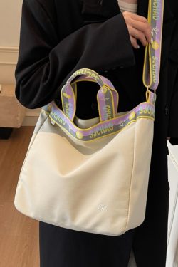 Large Capacity Nylon Tote Bag for Women, 2025 Commuter Handbag, Stylish College Student Crossbody Bag