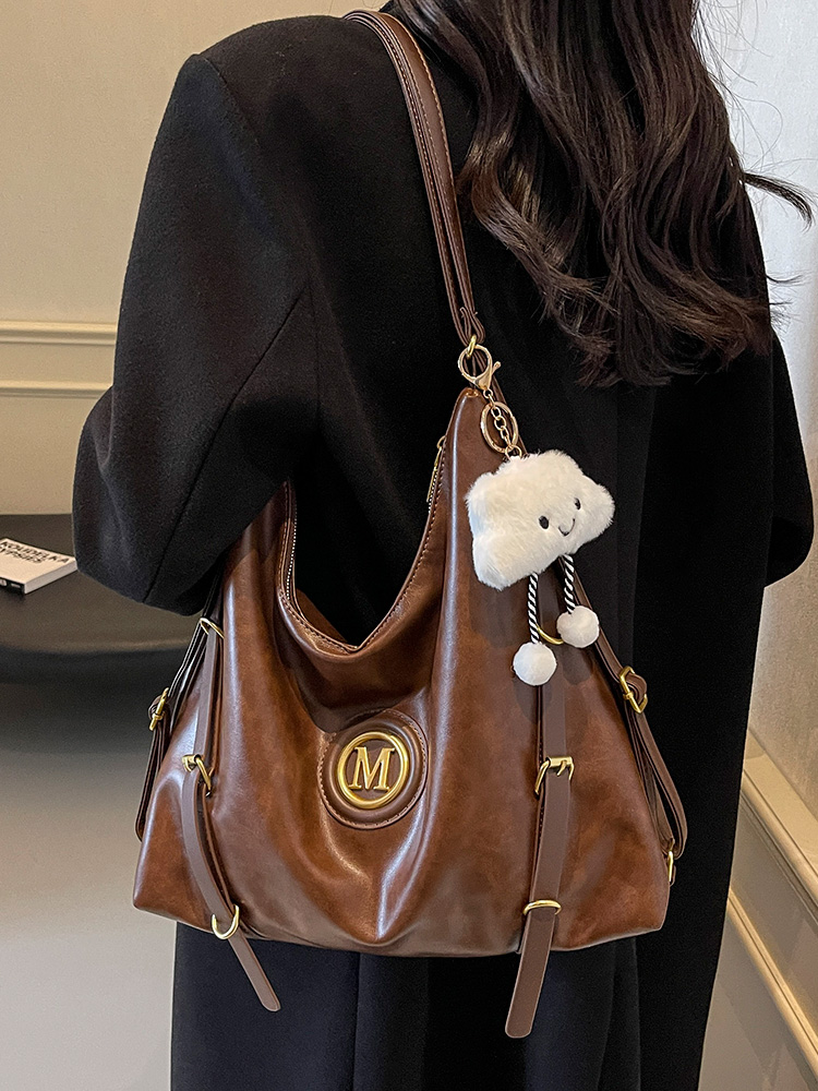 Large Capacity Retro Tote Bag for Women - Casual Multifunctional Commuter Backpack & Crossbody Travel Bag Large Capacity Retro Tote Bag for Women - Casual Multifunctional Commuter Backpack & Crossbody Travel Bag