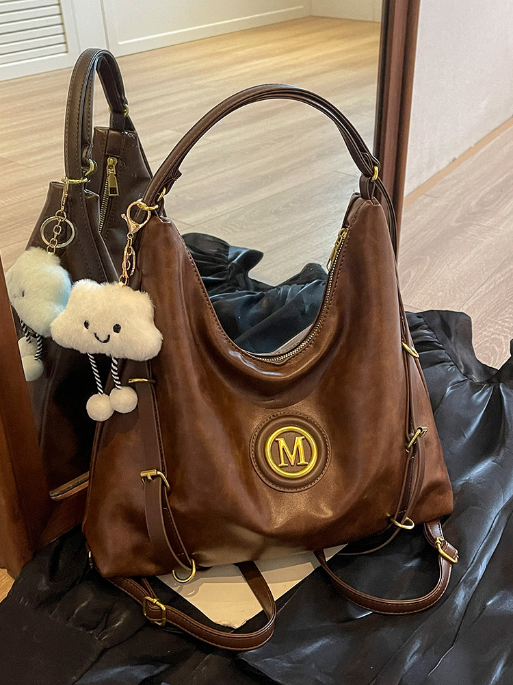 Large Capacity Retro Tote Bag for Women - Casual Multifunctional Commuter Backpack & Crossbody Travel Bag Large Capacity Retro Tote Bag for Women - Casual Multifunctional Commuter Backpack & Crossbody Travel Bag