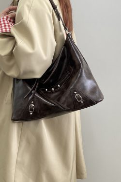 Large Capacity Retro Women's Shoulder Crossbody Tote Bag - Spring Summer 2025 Niche Design, Stylish & Functional