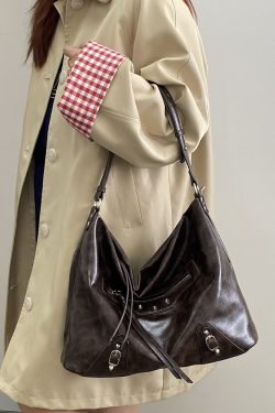 Large Capacity Retro Women's Shoulder Crossbody Tote Bag - Spring Summer 2025 Niche Design, Stylish & Functional