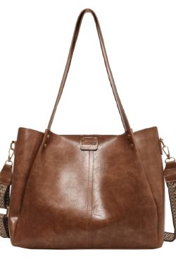 Large-Capacity Shoulder Bag for Commuting - Women's Retro Tote in Korean Style for Spring/Summer 2025 Fashion