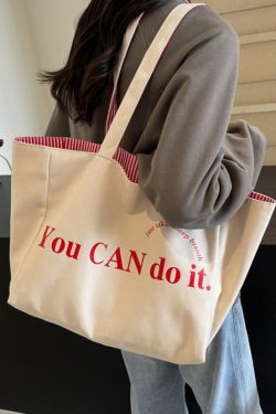 Large Capacity Striped Canvas Tote Bag for Women - Double-Sided Summer Shopping Bag for Commuting and Short Trips