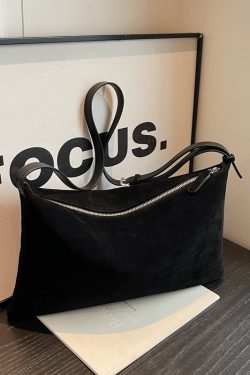 Large Capacity Suede Tote Bag for Women - Stylish Crossbody Commuter Bag for Spring & Summer 2025 Fashion