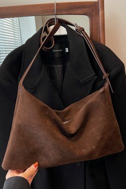 Large Capacity Suede Tote Bag for Women - Stylish Crossbody Commuter Bag for Spring & Summer 2025 Fashion