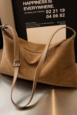 Large Capacity Suede Tote Bag for Women - Stylish Crossbody Commuter Bag for Spring & Summer 2025 Fashion