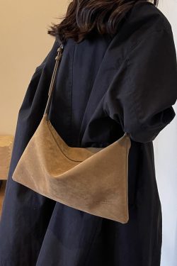 Large Capacity Suede Tote Bag for Women - Stylish Crossbody Commuter Bag for Spring & Summer 2025 Fashion