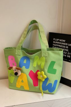 Large Capacity Summer Canvas Tote Bag for Women - Commuter Shoulder Bag for Outings and Short Trips, 2025 New Style