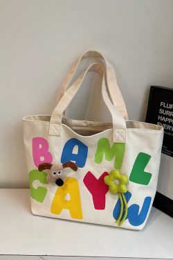 Large Capacity Summer Canvas Tote Bag for Women - Commuter Shoulder Bag for Outings and Short Trips, 2025 New Style