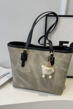 Large Capacity Tote Bag for Students - Stylish Versatile Shoulder Commuting Bag for Women - Trendy Spring Summer 2025 Fashion