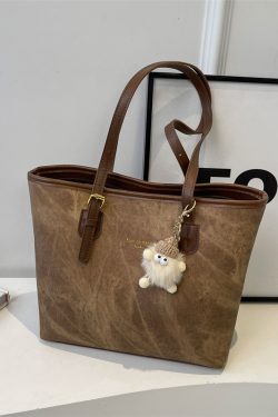 Large Capacity Tote Bag for Students - Stylish Versatile Shoulder Commuting Bag for Women - Trendy Spring Summer 2025 Fashion