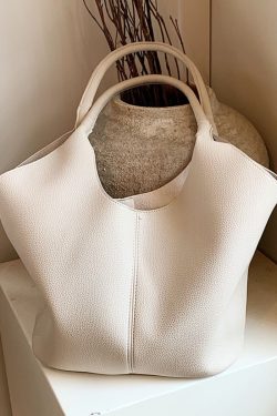 Large-Capacity Tote Bag for Women - 2025 Summer Korean Style Trendy Shoulder Bag for Work and Commuting