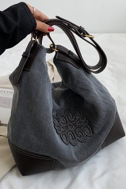 Large Capacity Women's Canvas Bucket Bag - Trendy 2025 Shoulder & Crossbody Bag for Casual, Versatile Style