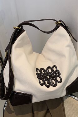 Large Capacity Women's Canvas Bucket Bag - Trendy 2025 Shoulder & Crossbody Bag for Casual, Versatile Style