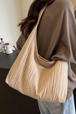 Large Capacity Women's Canvas Shoulder Tote Bag - Versatile Summer Commuting Bag for Students - Trendy Ins Style