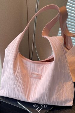 Large Capacity Women's Canvas Shoulder Tote Bag - Versatile Summer Commuting Bag for Students - Trendy Ins Style