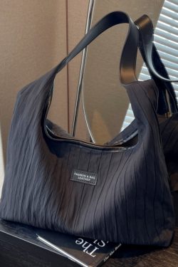 Large Capacity Women's Canvas Shoulder Tote Bag - Versatile Summer Commuting Bag for Students - Trendy Ins Style