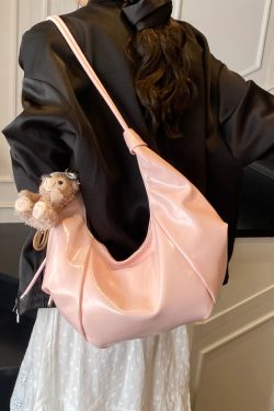 Large Capacity Women's Casual Shoulder Bag - 2025 Trendy Lightweight Crossbody Dumpling Bag for Everyday Versatility