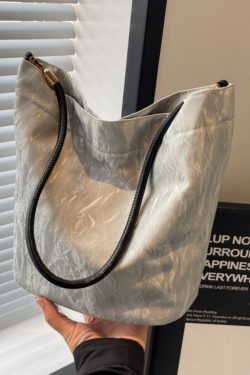 Large Capacity Women's Casual Shoulder Bag - Summer 2025 Minimalist Underarm Tote for Relaxed Commuting