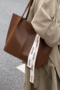 Large Capacity Women's Shoulder Tote Bag - Versatile High-End Design for Work & Commuting - Spring Summer 2025 Fashion