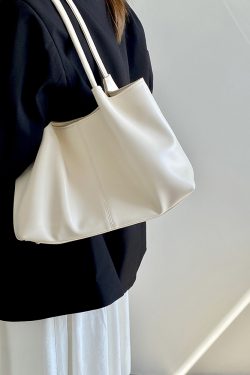 Large Capacity Women's Tote Bag - Spring/Summer Handheld & Shoulder Bag for Commuting & Classes - Niche Design 2025