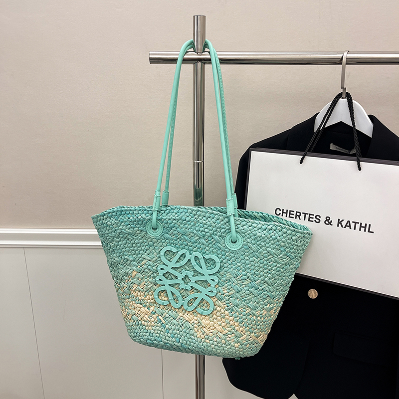 Large Capacity Woven Straw Bag - Casual Versatile Shoulder Bag for Beachside Vacations - 2025 Fashion Trend Large Capacity Woven Straw Bag - Casual Versatile Shoulder Bag for Beachside Vacations - 2025 Fashion Trend