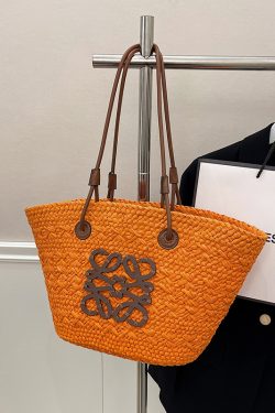 Large Capacity Woven Straw Bag - Casual Versatile Shoulder Bag for Beachside Vacations - 2025 Fashion Trend