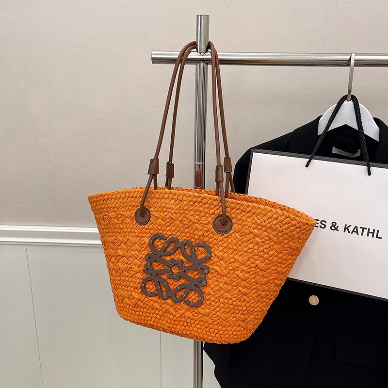 Large Capacity Woven Straw Bag - Casual Versatile Shoulder Bag for Beachside Vacations - 2025 Fashion Trend Large Capacity Woven Straw Bag - Casual Versatile Shoulder Bag for Beachside Vacations - 2025 Fashion Trend