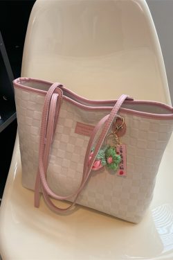 Large Women's Versatile Tote Bag - Spring/Summer 2025 Fashion Shoulder Bag for College Students, High Capacity Handbag