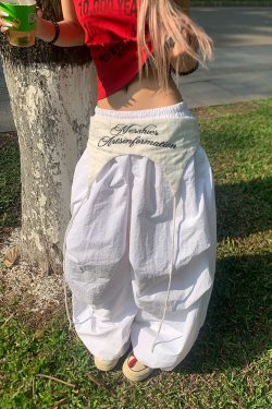 Layered Tie-Up Cargo Pants for Men and Women, Loose Casual Pleated Wide-Leg Design, Trendy American Style Fashion