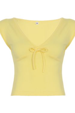 Lemon Soda Floral Mesh Bodycon Skirt for Women - Low Waist, Tied Design, Trendy Fresh Dopamine Style