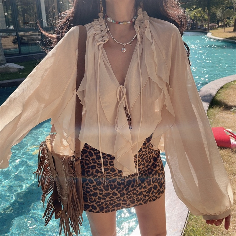 Leopard Print High Waist A-Line Mini Skirt for Women - 2025 Spring/Summer American Style Spicy Girl Fashion Leopard Print High Waist A-Line Mini Skirt for Women - 2025 Spring/Summer American Style Spicy Girl Fashion