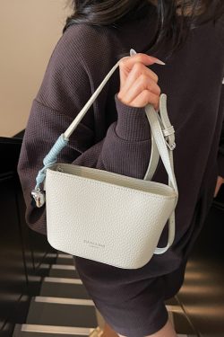 Light Luxury Zipper Bucket Bag for Women - 2025 High-End Crossbody Phone Bag - Summer Niche Style