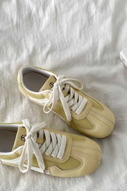 Lightweight Casual Sports Training Shoes for Women - 2025 Macaron Candy Color Soft Sole A-Gan Style