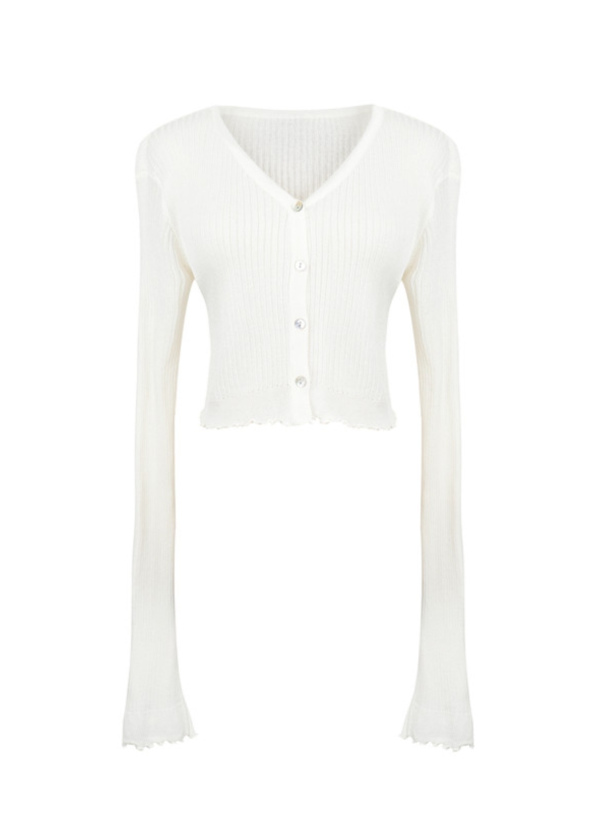 Lightweight Handmade Spring Summer Sun Protection Shirt, Vintage V-Neck Flared Sleeve Slimming Knit Top for Women Lightweight Handmade Spring Summer Sun Protection Shirt, Vintage V-Neck Flared Sleeve Slimming Knit Top for Women