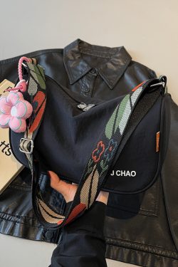 Lightweight Nylon Dumpling Bag for Women, 2025 Summer Korean Style Shoulder Crossbody Bag for Students and Commuters