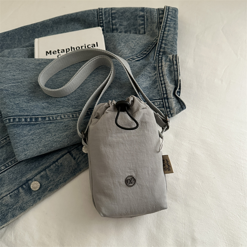 Lightweight Nylon Summer Bucket Bag for Women - 2025 Crossbody Style for Water Bottles, Cups, and Phones - Trendy and Functional Lightweight Nylon Summer Bucket Bag for Women - 2025 Crossbody Style for Water Bottles, Cups, and Phones - Trendy and Functional