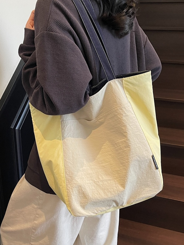 Lightweight Waterproof Nylon Tote Bag for Women - Large Capacity Commuter Shoulder Bag, Versatile Summer Essential Lightweight Waterproof Nylon Tote Bag for Women - Large Capacity Commuter Shoulder Bag, Versatile Summer Essential