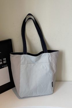 Lightweight Waterproof Nylon Tote Bag for Women - Large Capacity Commuter Shoulder Bag, Versatile Summer Essential