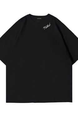 Loose Fashion Couple Outfit Short Sleeve T-Shirt for Men - Trendy Plus Size Summer Casual Wear