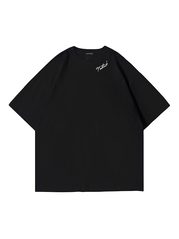 Loose Fashion Couple Outfit Short Sleeve T-Shirt for Men - Trendy Plus Size Summer Casual Wear Loose Fashion Couple Outfit Short Sleeve T-Shirt for Men - Trendy Plus Size Summer Casual Wear