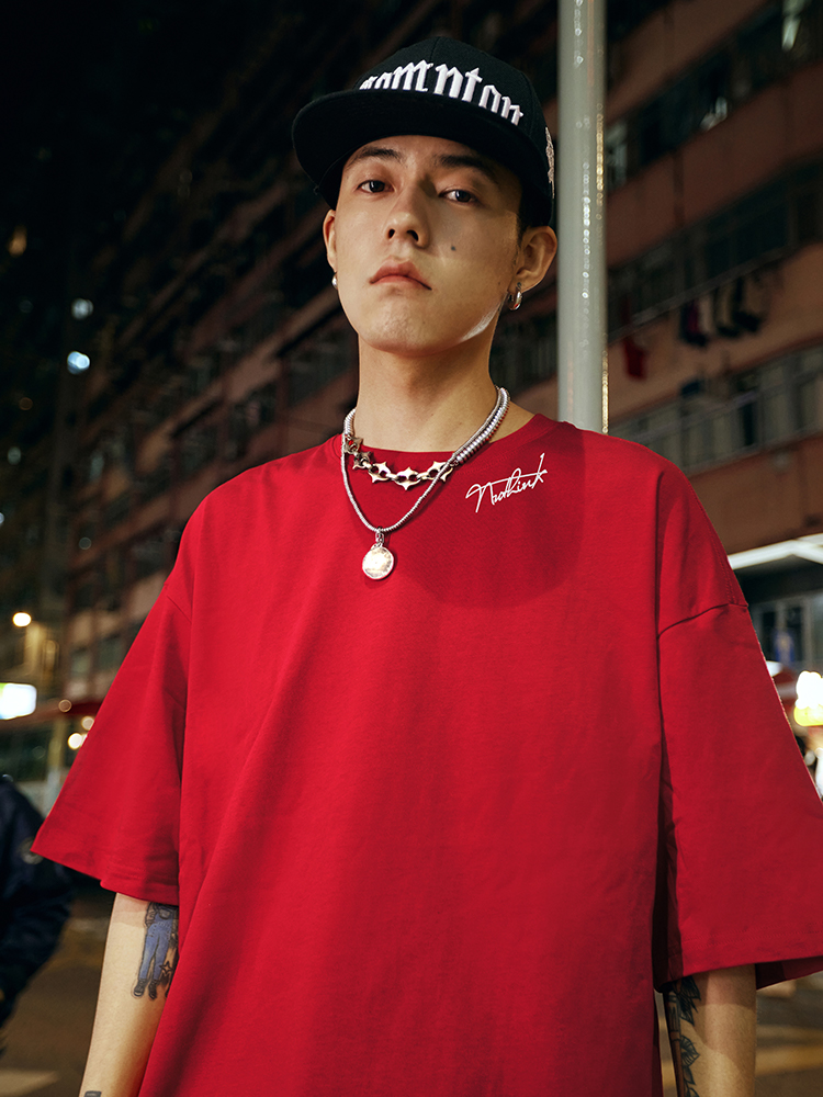 Loose Fashion Couple Outfit Short Sleeve T-Shirt for Men - Trendy Plus Size Summer Casual Wear Loose Fashion Couple Outfit Short Sleeve T-Shirt for Men - Trendy Plus Size Summer Casual Wear