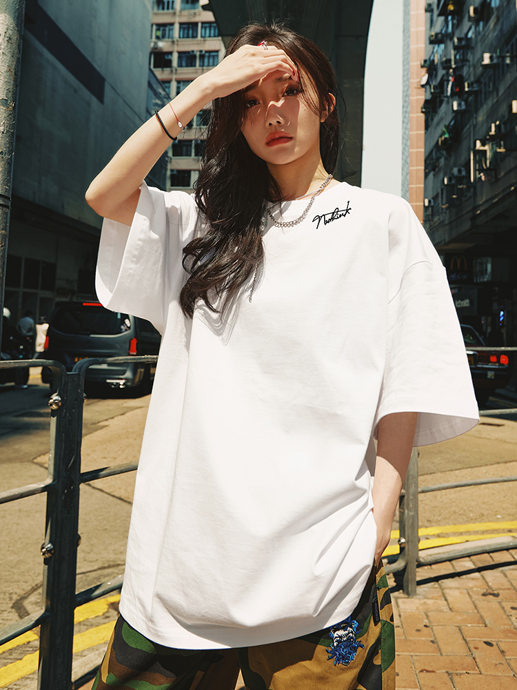 Loose Fashion Couple Outfit Short Sleeve T-Shirt for Men - Trendy Plus Size Summer Casual Wear Loose Fashion Couple Outfit Short Sleeve T-Shirt for Men - Trendy Plus Size Summer Casual Wear