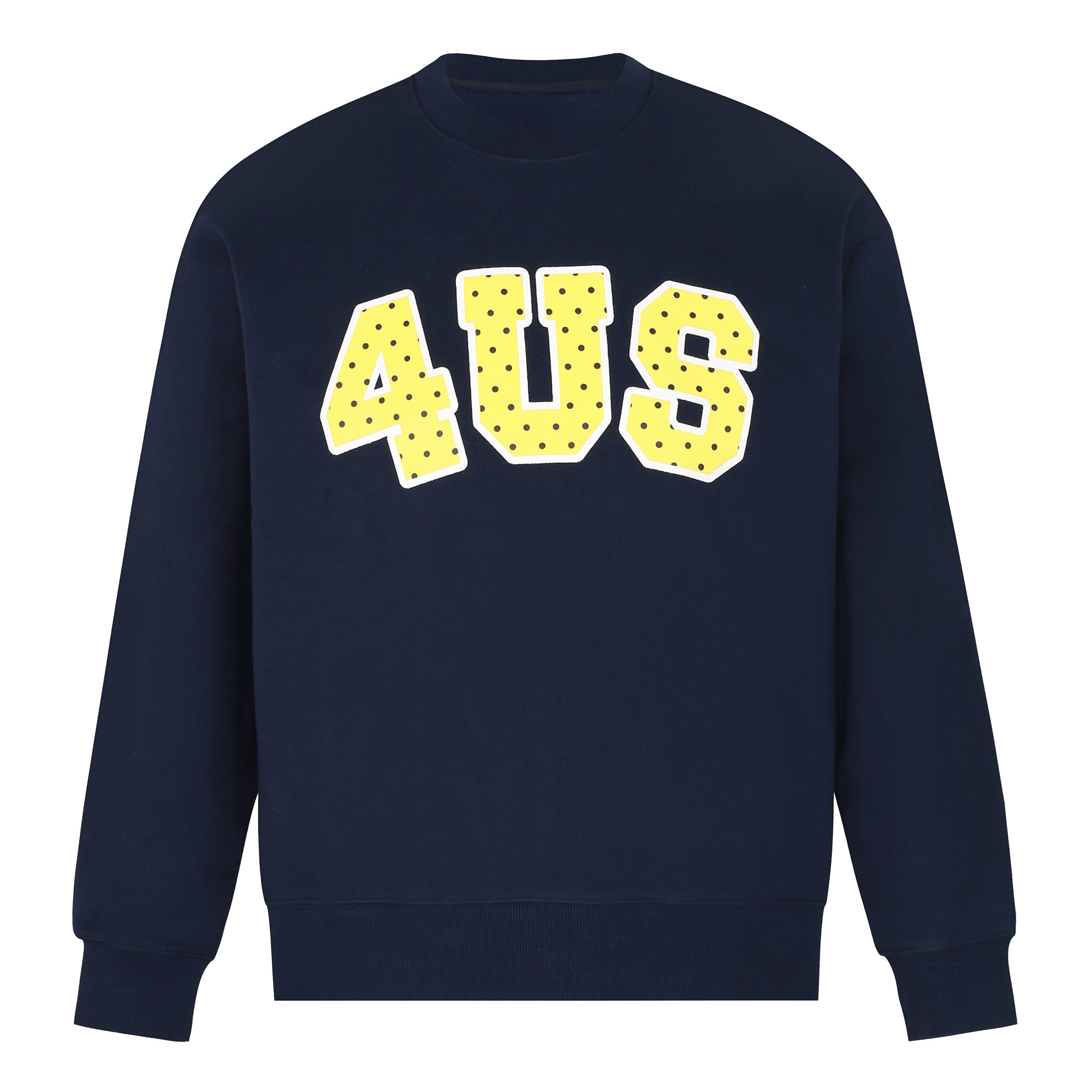 Loose Round Neck Polka Dot Print Pullover Sweatshirt - Spring Autumn Couple Style, National Trend, Casual Fashion Top Loose Round Neck Polka Dot Print Pullover Sweatshirt - Spring Autumn Couple Style, National Trend, Casual Fashion Top