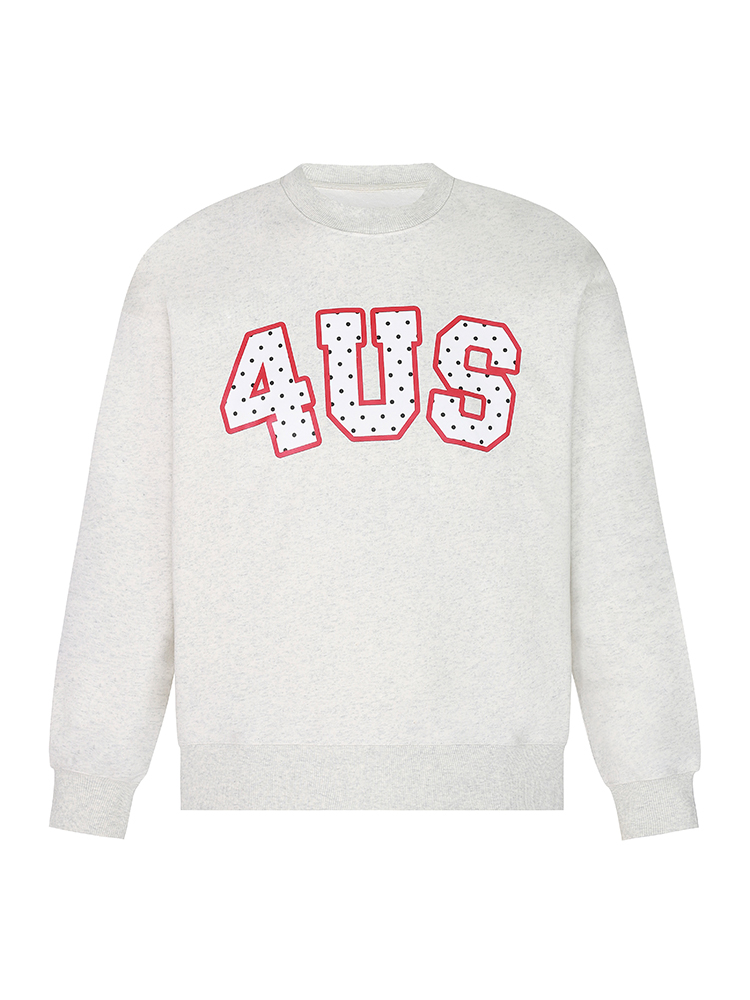 Loose Round Neck Polka Dot Print Pullover Sweatshirt - Spring Autumn Couple Style, National Trend, Casual Fashion Top Loose Round Neck Polka Dot Print Pullover Sweatshirt - Spring Autumn Couple Style, National Trend, Casual Fashion Top