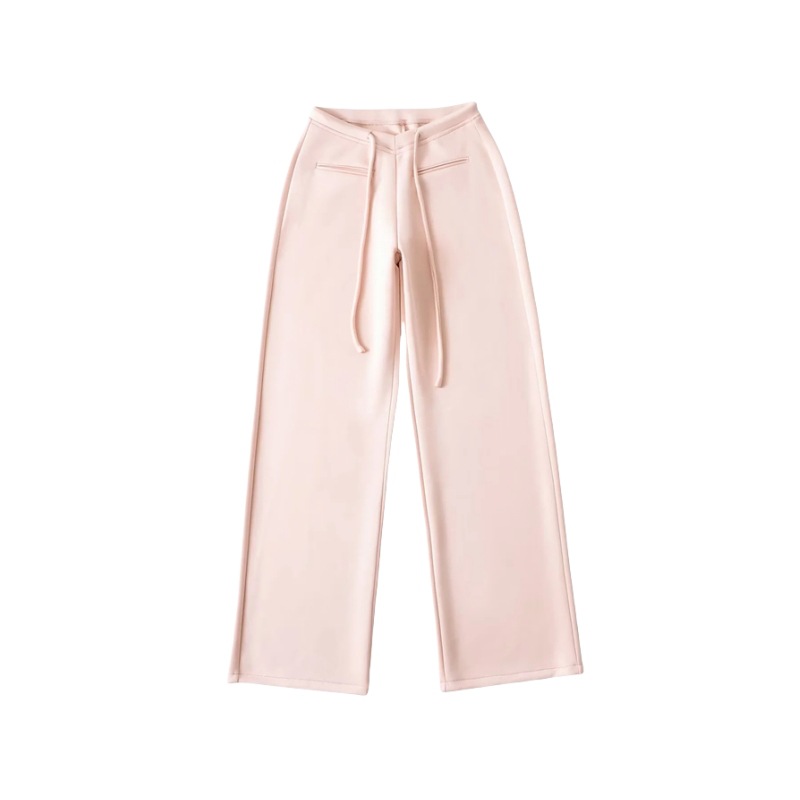 Low-Waist Drawstring Casual Wide-Leg Floor-Length Pants for Women - Versatile Lazy Style 2025 Trendy Fashion Low-Waist Drawstring Casual Wide-Leg Floor-Length Pants for Women - Versatile Lazy Style 2025 Trendy Fashion