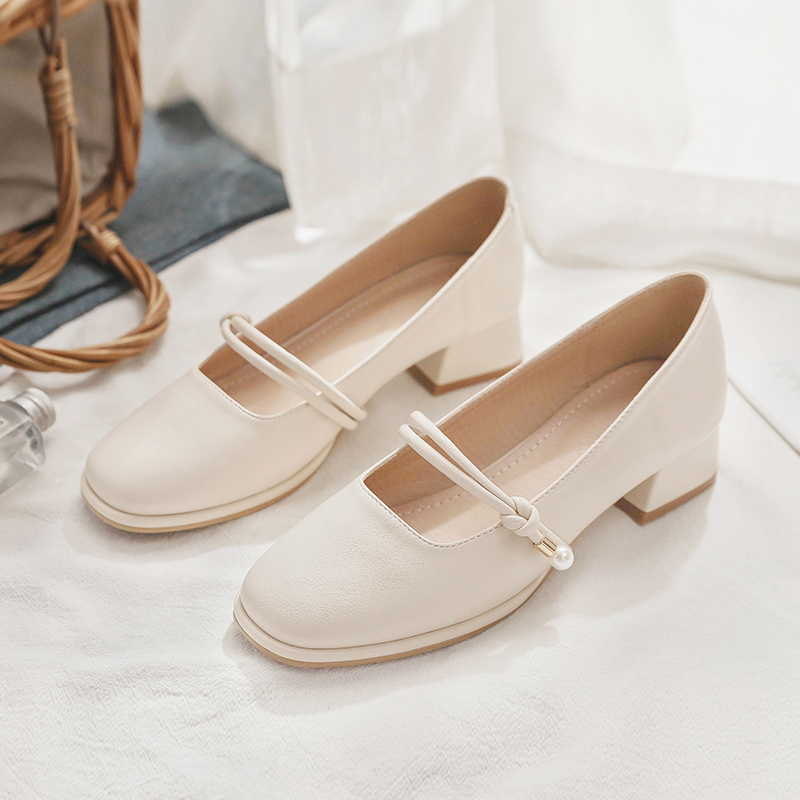 Mary Jane Women's Sheepskin Flat Shoes - Gentle Spring Autumn Style Fairy Shoes for Skirts, Vintage-Inspired Footwear Mary Jane Women's Sheepskin Flat Shoes - Gentle Spring Autumn Style Fairy Shoes for Skirts, Vintage-Inspired Footwear