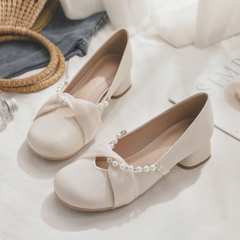 Mary Jane Women's Sheepskin Flat Shoes - Gentle Spring Autumn Style Fairy Shoes for Skirts, Vintage-Inspired Footwear Mary Jane Women's Sheepskin Flat Shoes - Gentle Spring Autumn Style Fairy Shoes for Skirts, Vintage-Inspired Footwear